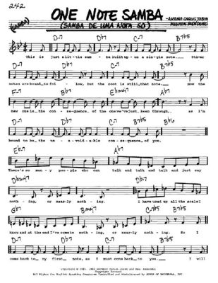  Samba de Uma Nota Só: _One Note Samba: Where Melancholy Meets Rhythmic Bliss_